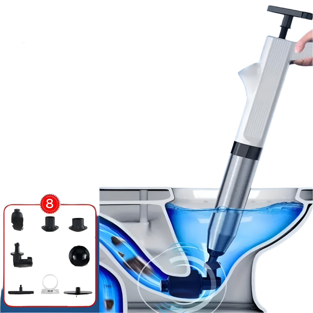 AquaLux Turbo Déboucheur à Air 2.0™ | Solution efficace pour tous vos bouchons d'évacuation !