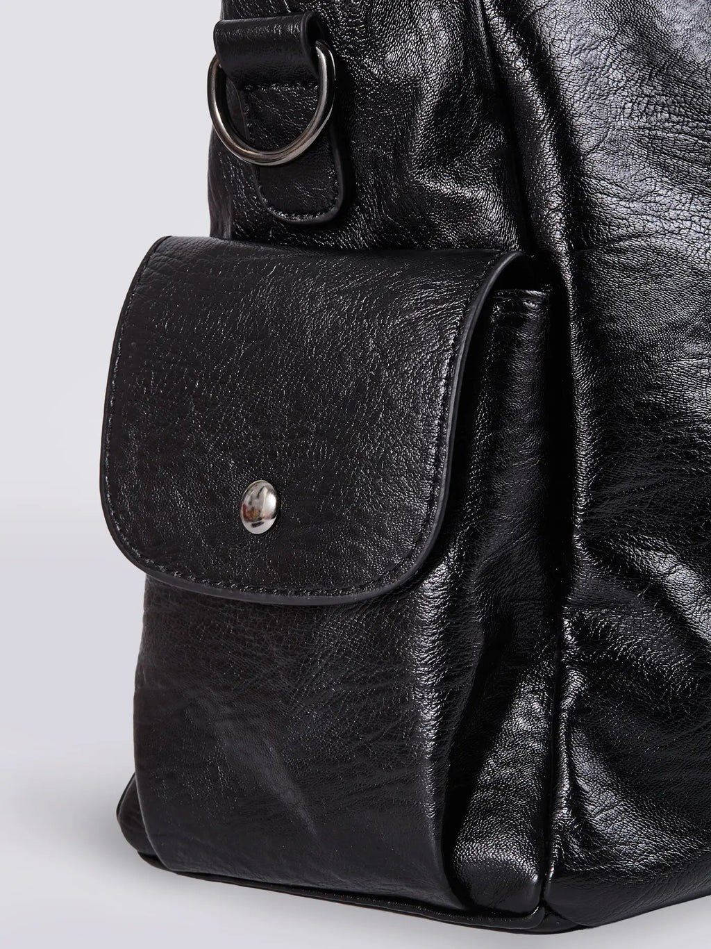 Sac à bandoulière en cuir à poches multiples