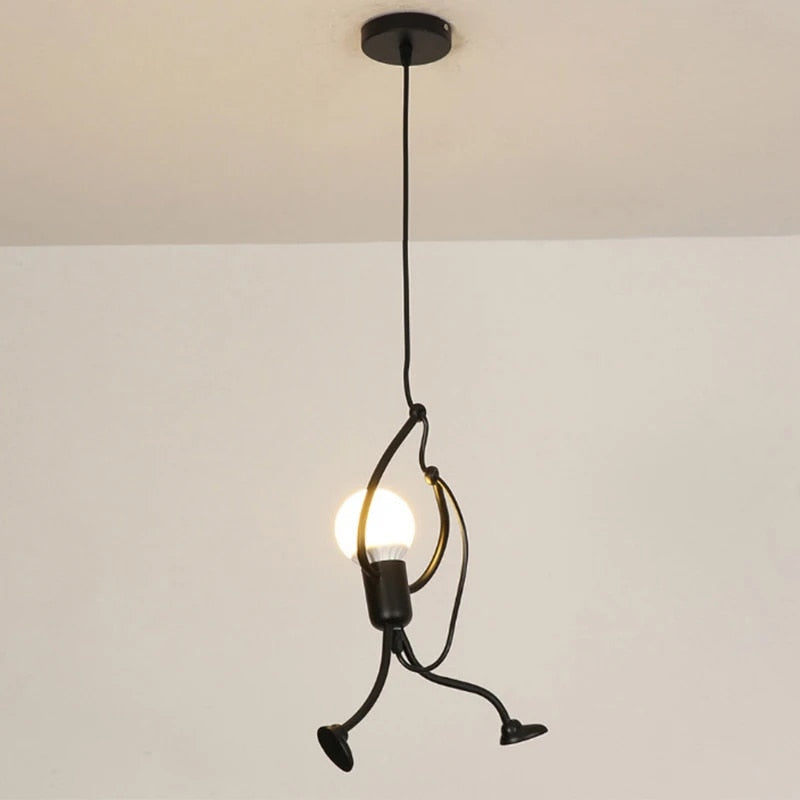 FunkyLight | Retro Iron Man - Lampes de Plafond