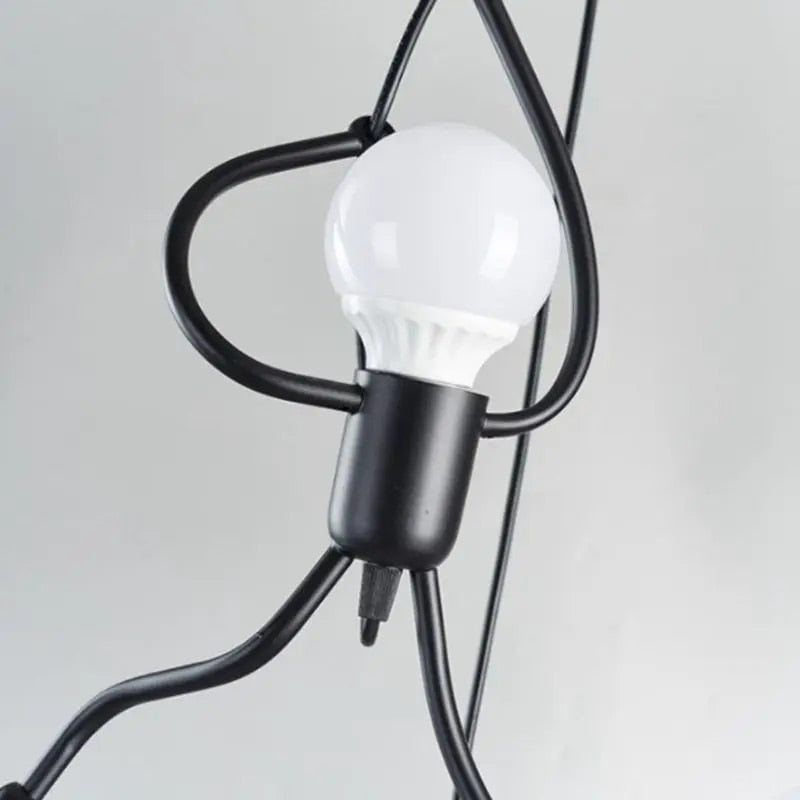 FunkyLight | Retro Iron Man - Lampes de Plafond