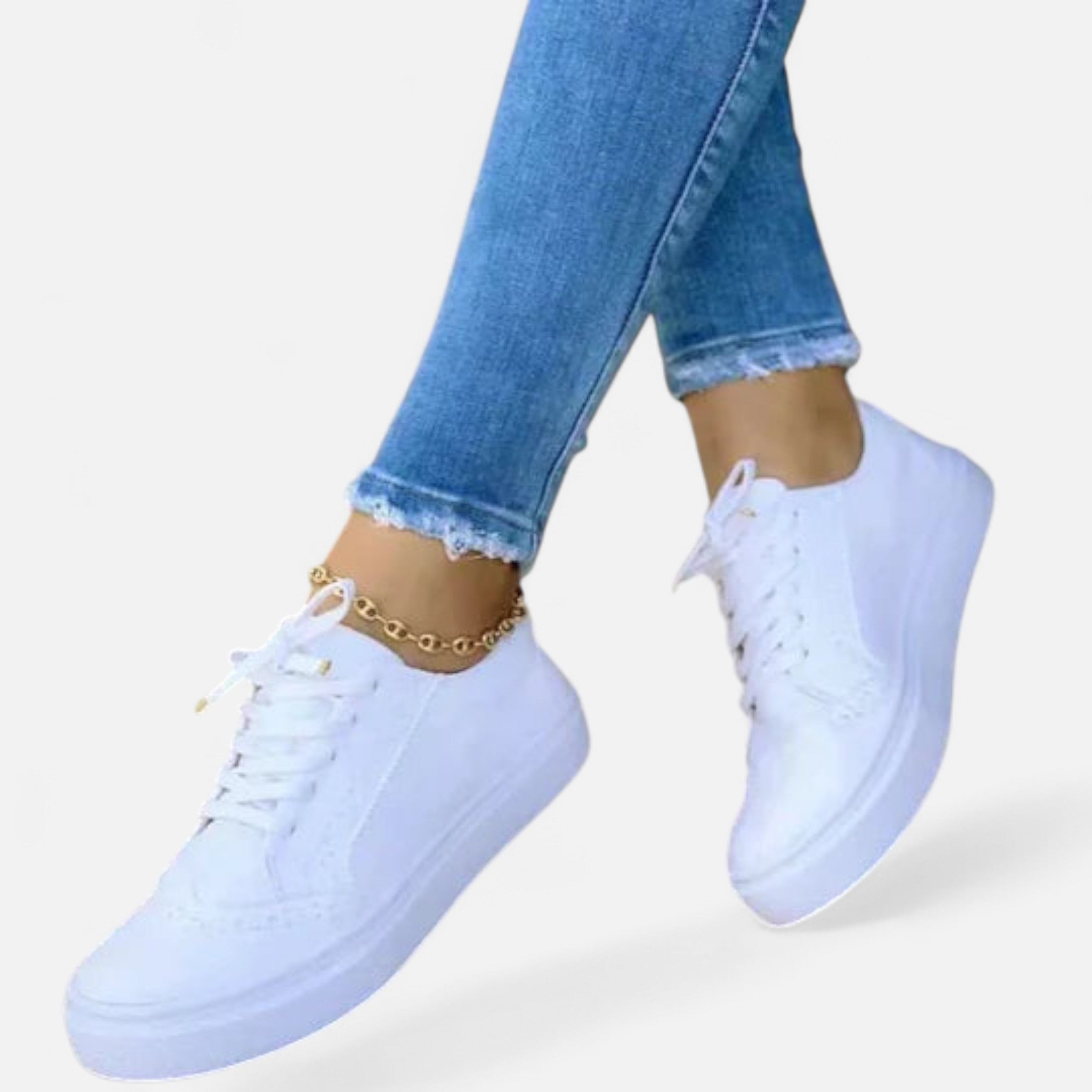 Eliaro Moda | Baskets Femme Bout Rond Couleur Unie