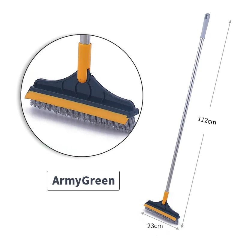 LuxiClean Brosse de Nettoyage de Sol à Double Action | Nettoyage et balayage sans effort pour une finition étincelante