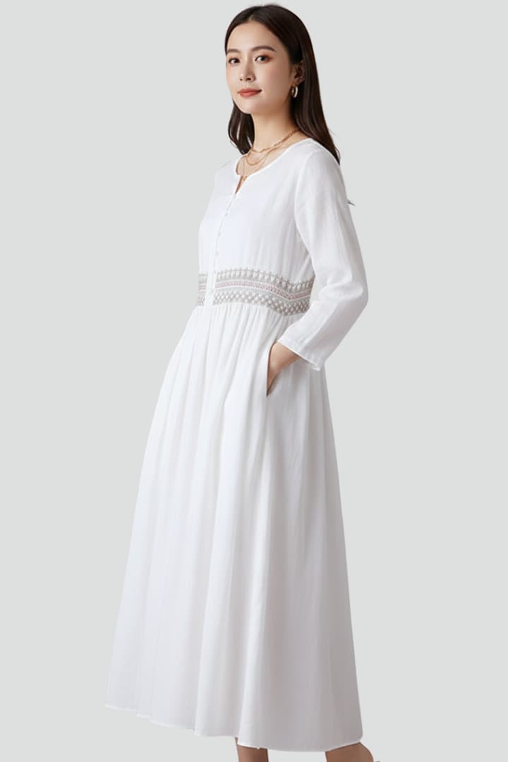 Robe Boho Femme à Coupe Décontractée