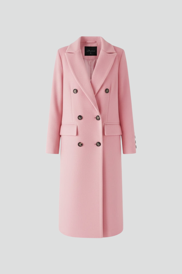 Manteau pour femmes avec col à revers et fermeture à boutons