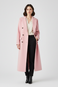 Manteau pour femmes avec col à revers et fermeture à boutons