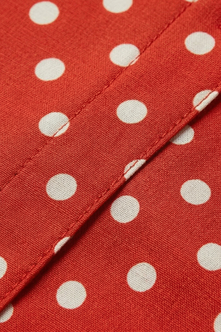 Robe Femme avec Décolleté en V et Manches Courtes