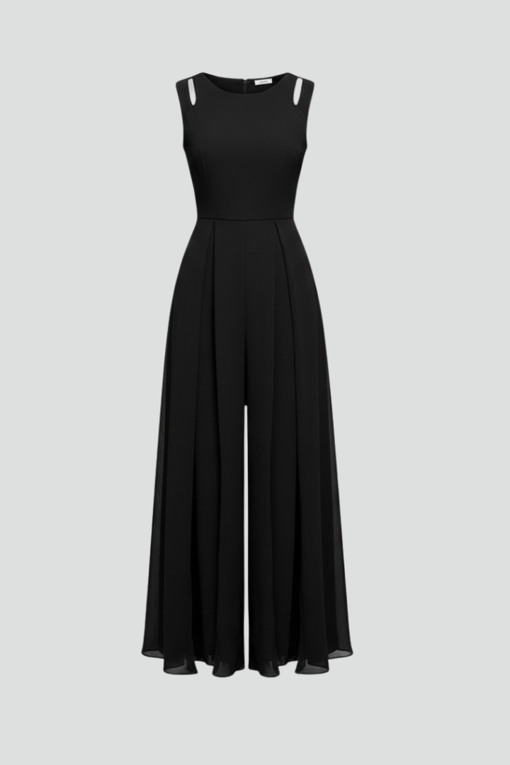 Robe Maxi Femme Sans Manches avec Fente Latérale