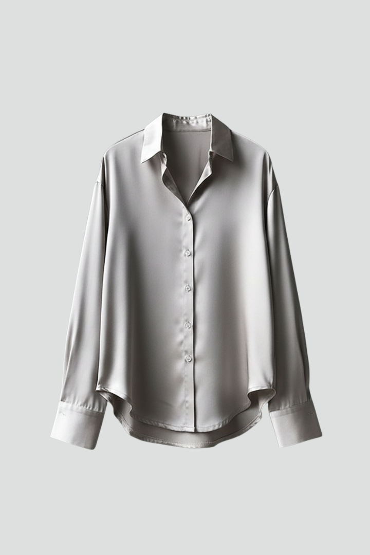 Chemise pour femmes avec boutonnière et col