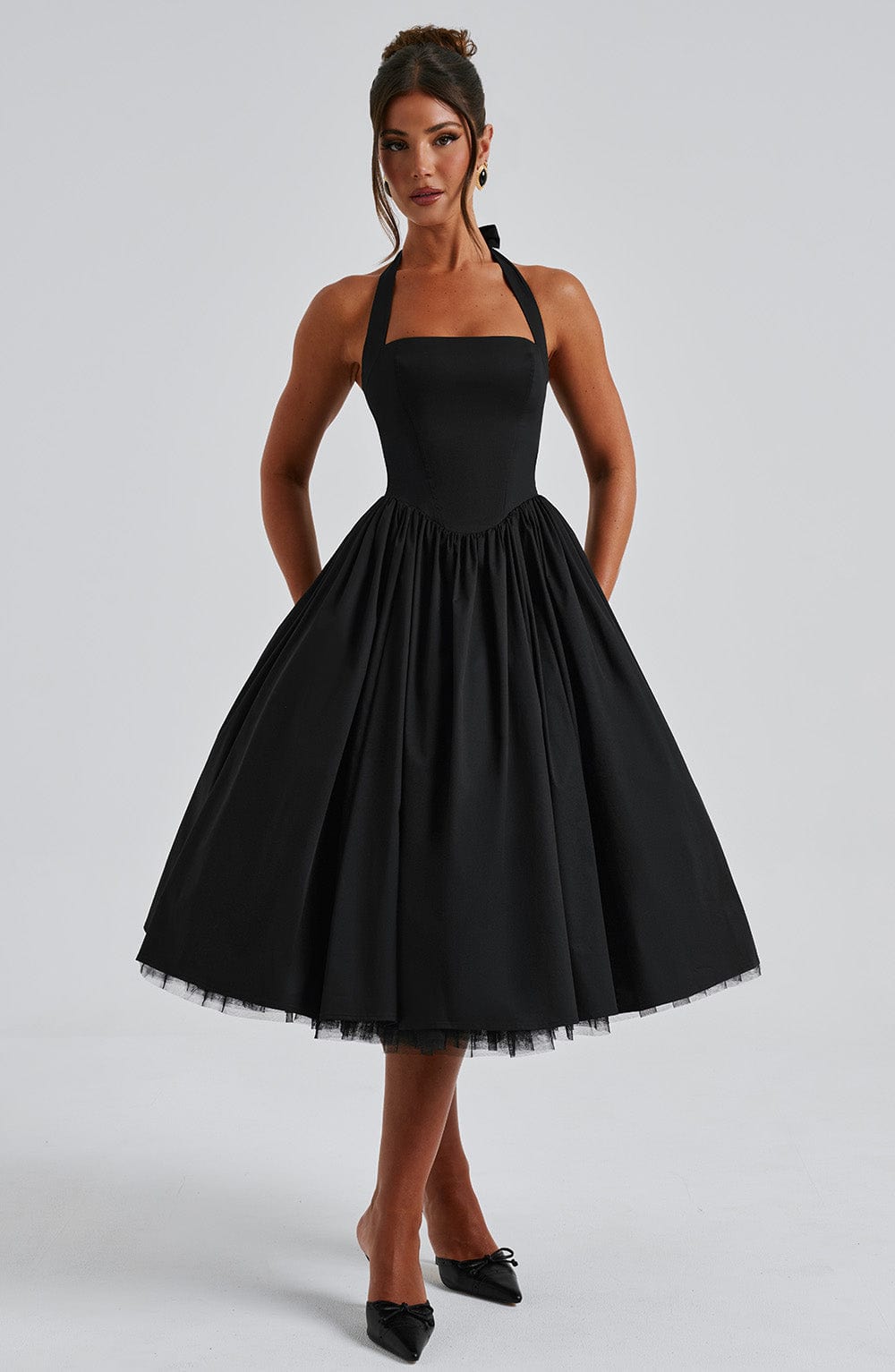 Robe Midi de Mariée Élégante Esplendor