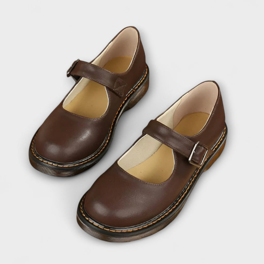 Chaussures Mary Jane Classiques pour Femmes avec Sangle à Boucle