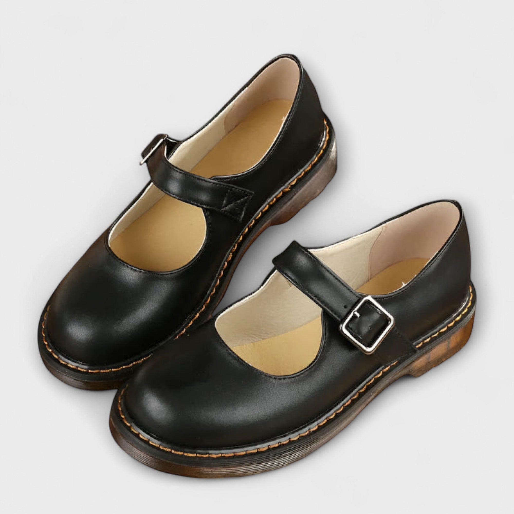 Chaussures Mary Jane Classiques pour Femmes avec Sangle à Boucle