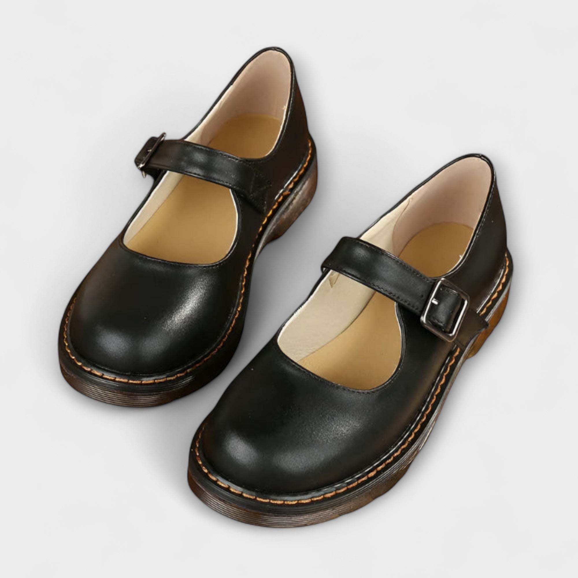 Chaussures Mary Jane Classiques pour Femmes avec Sangle à Boucle