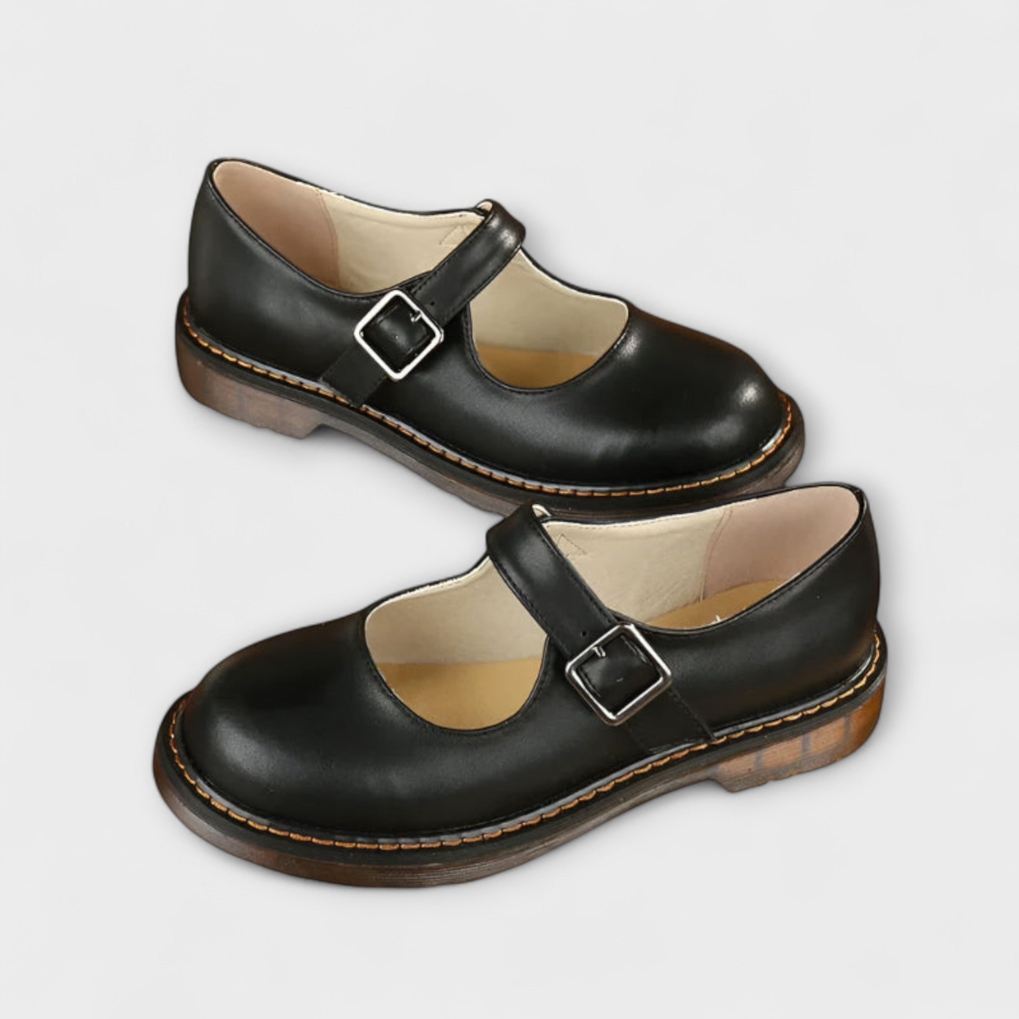 Chaussures Mary Jane Classiques pour Femmes avec Sangle à Boucle