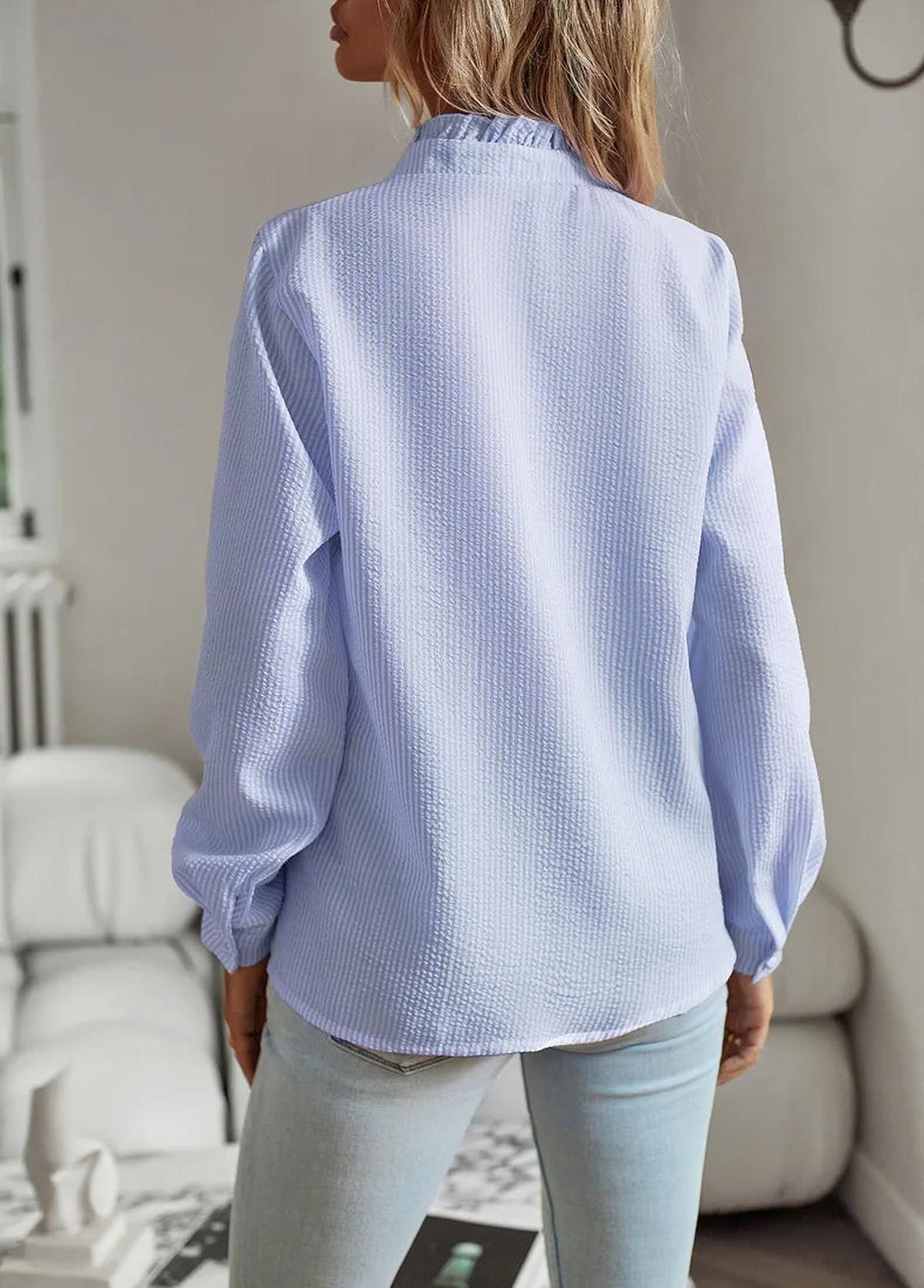Haut à Manches en Coton Élégant pour Femmes