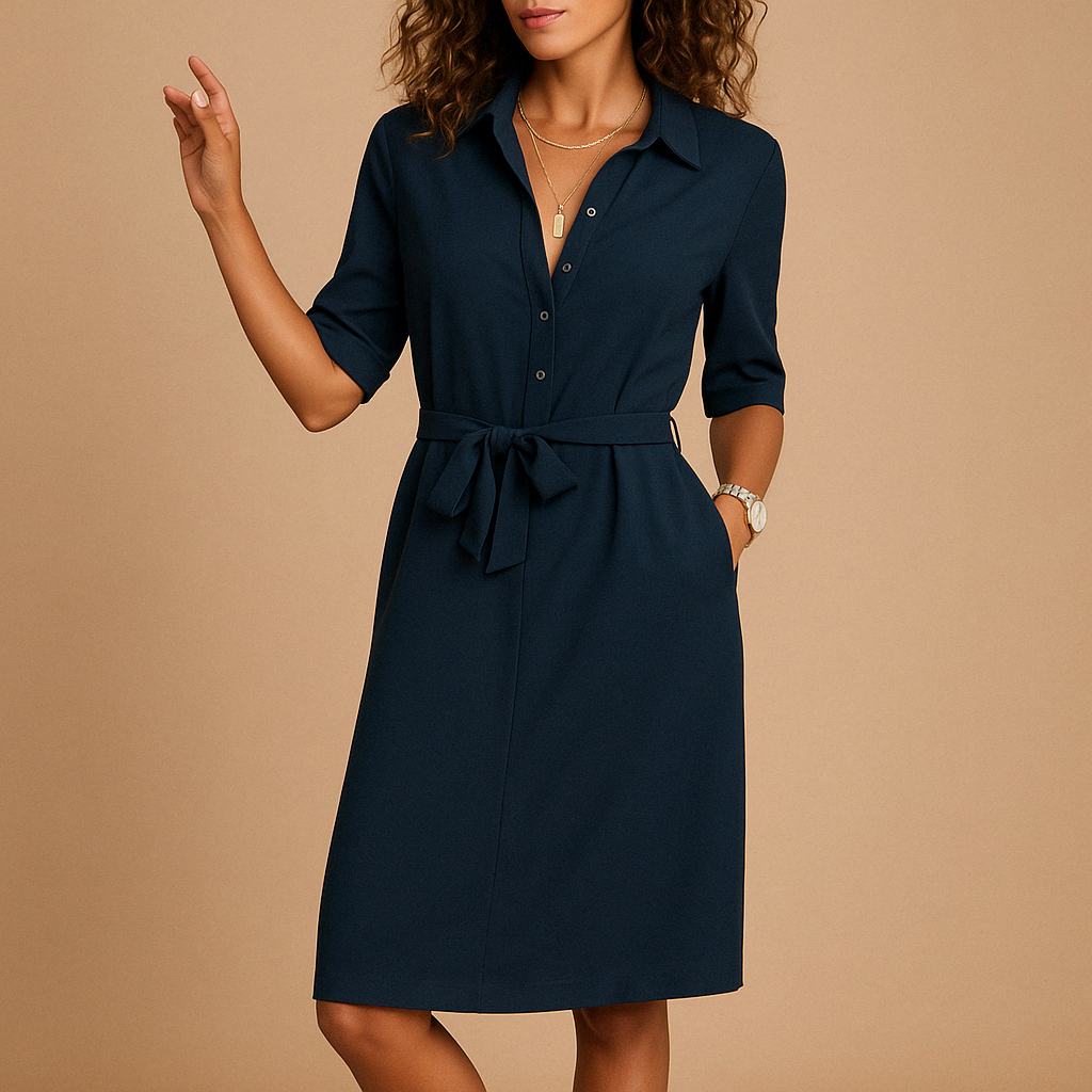 Robe Midi de Travail Décontractée pour Femmes
