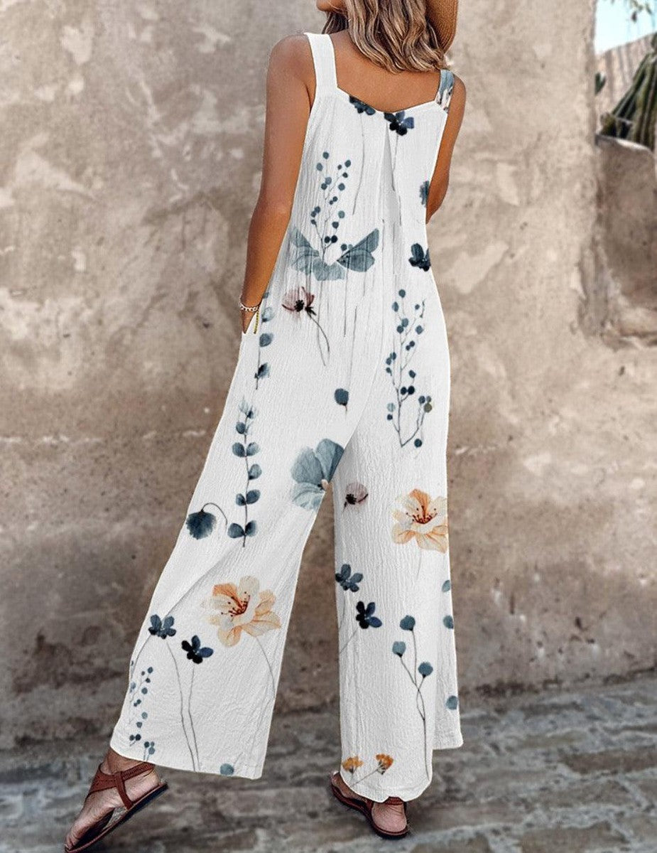 Combinaison d'été pour femmes | Imprimé floral & coupe ample flatteuse