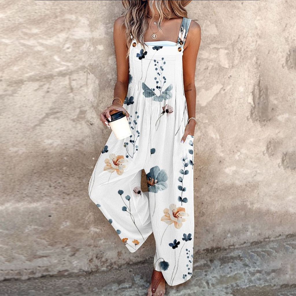 Combinaison d'été pour femmes | Imprimé floral & coupe ample flatteuse