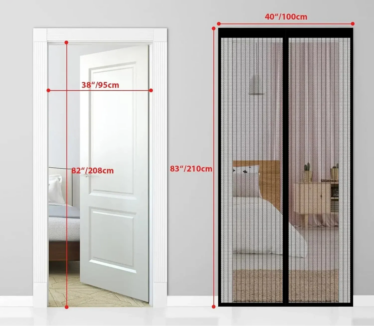 Porte Moustiquaire Magnétique Pour Insectes Installation Simple