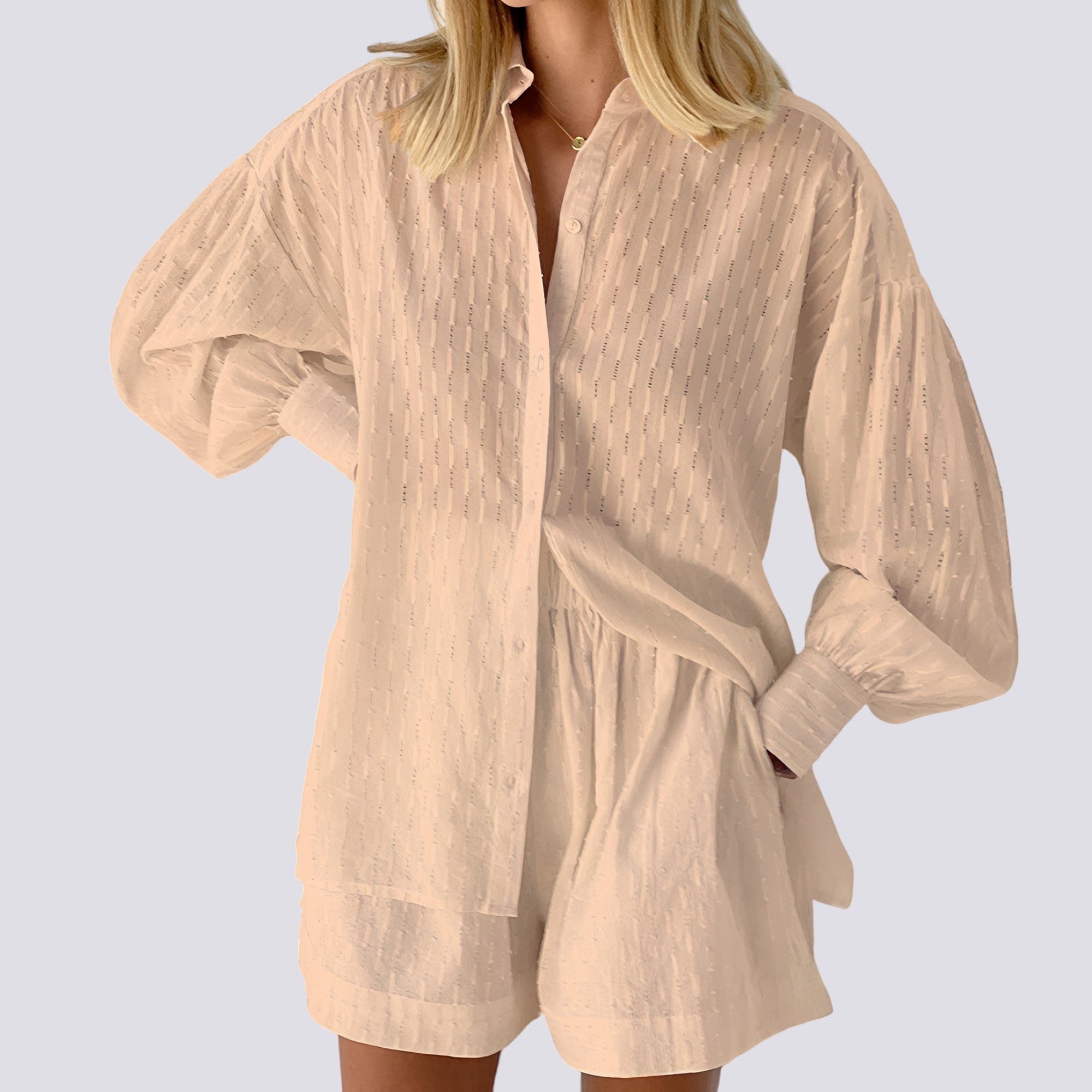 Ensemble Deux Pièces Femme | Coupe Légère & Prête en Un Instant