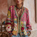 MOREAU LYON | GILET EN PATCHWORK FLORAL POUR FEMMES