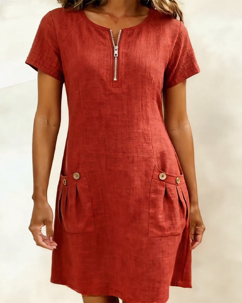 MOREAU LYON | UNE ROBE ZIP EN LIGNE POUR FEMMES