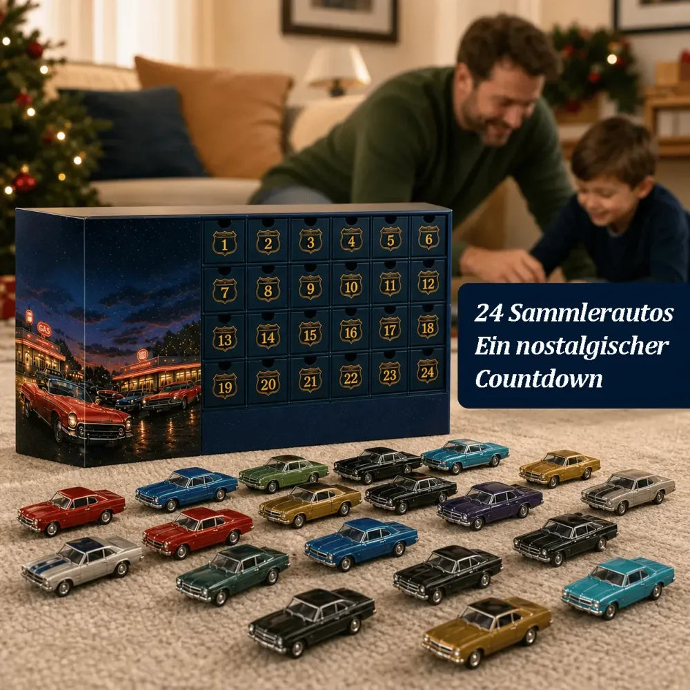 Calendrier de l'Avent des Voitures Américaines 2026 – 24 Voitures Classiques