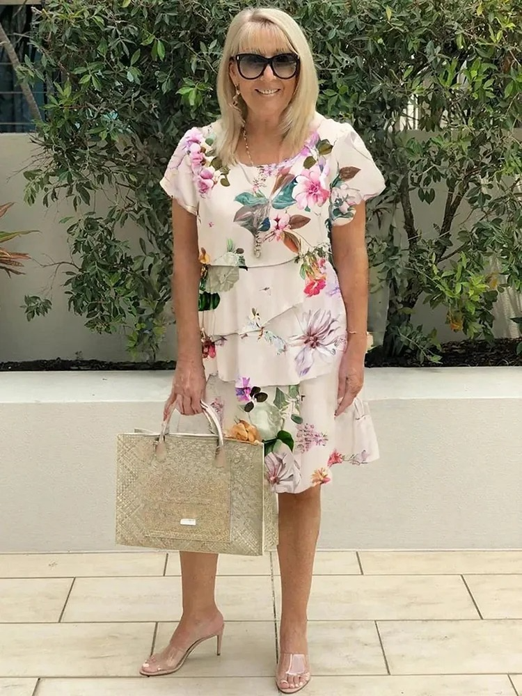 Emily™ – Robe maxi élégante avec fleurs