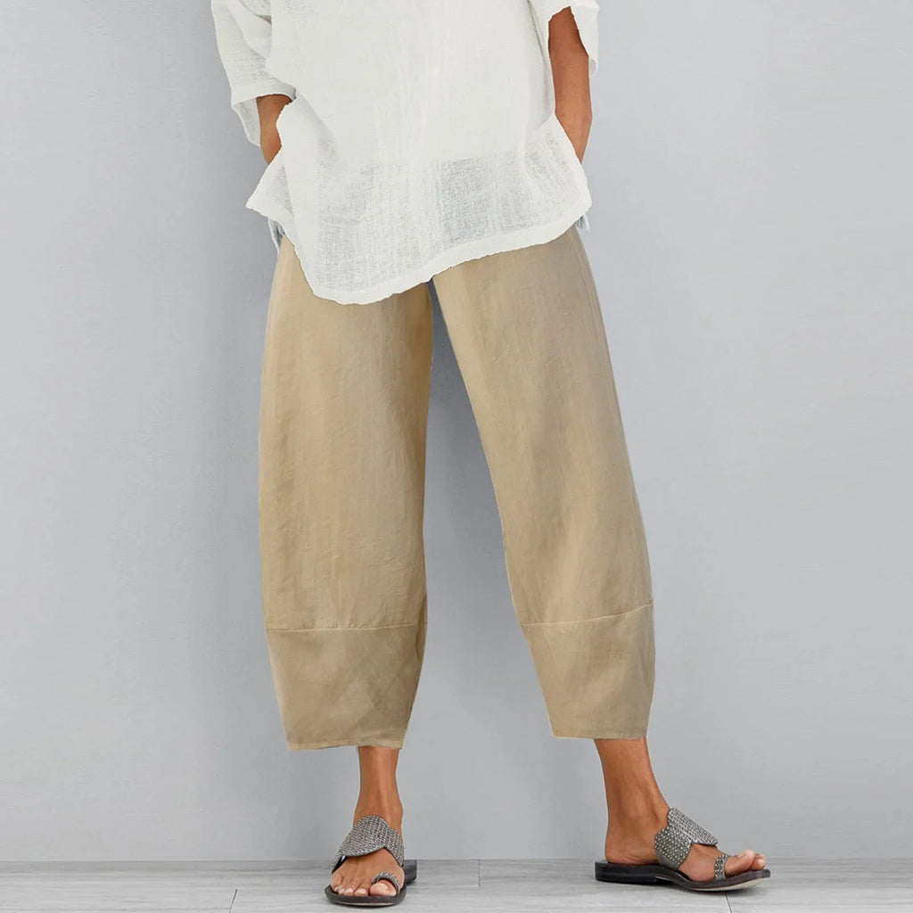 Pantalons à Jambes Évasées pour Femmes avec Design Ample et Coupe Cheville