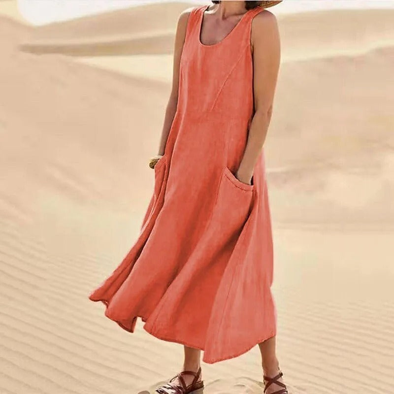 Tina™ - Robe d'été en lin