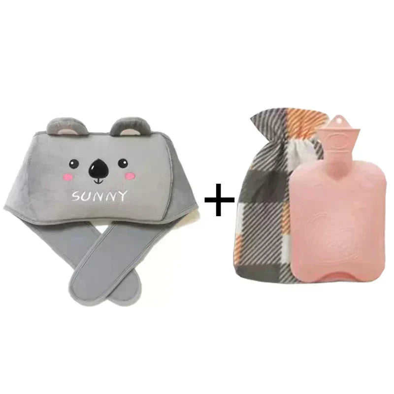WarmCush – Bouillotte en Peluche Réutilisable avec Coussin de Hanche