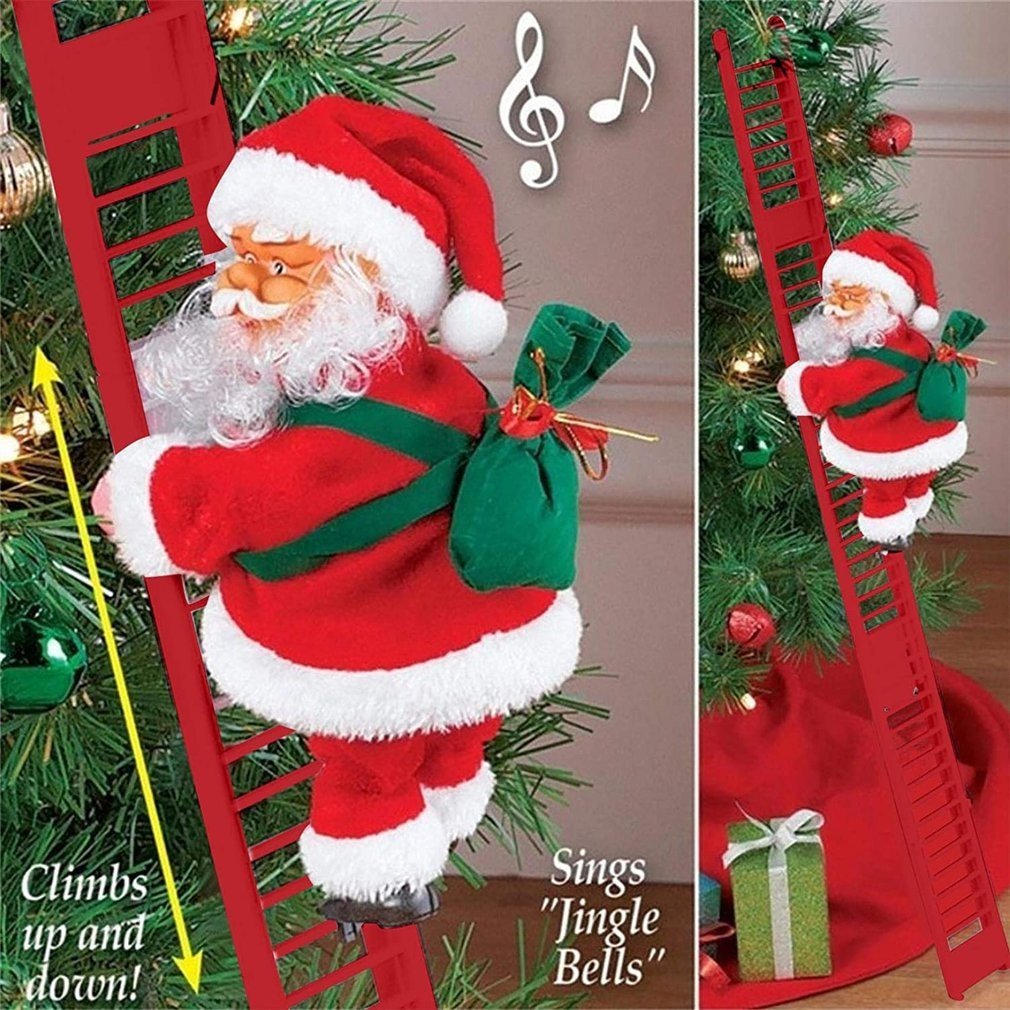 Échelle Musicale de Noël KerstKlim | Décoration de Noël envoûtante avec musique joyeuse