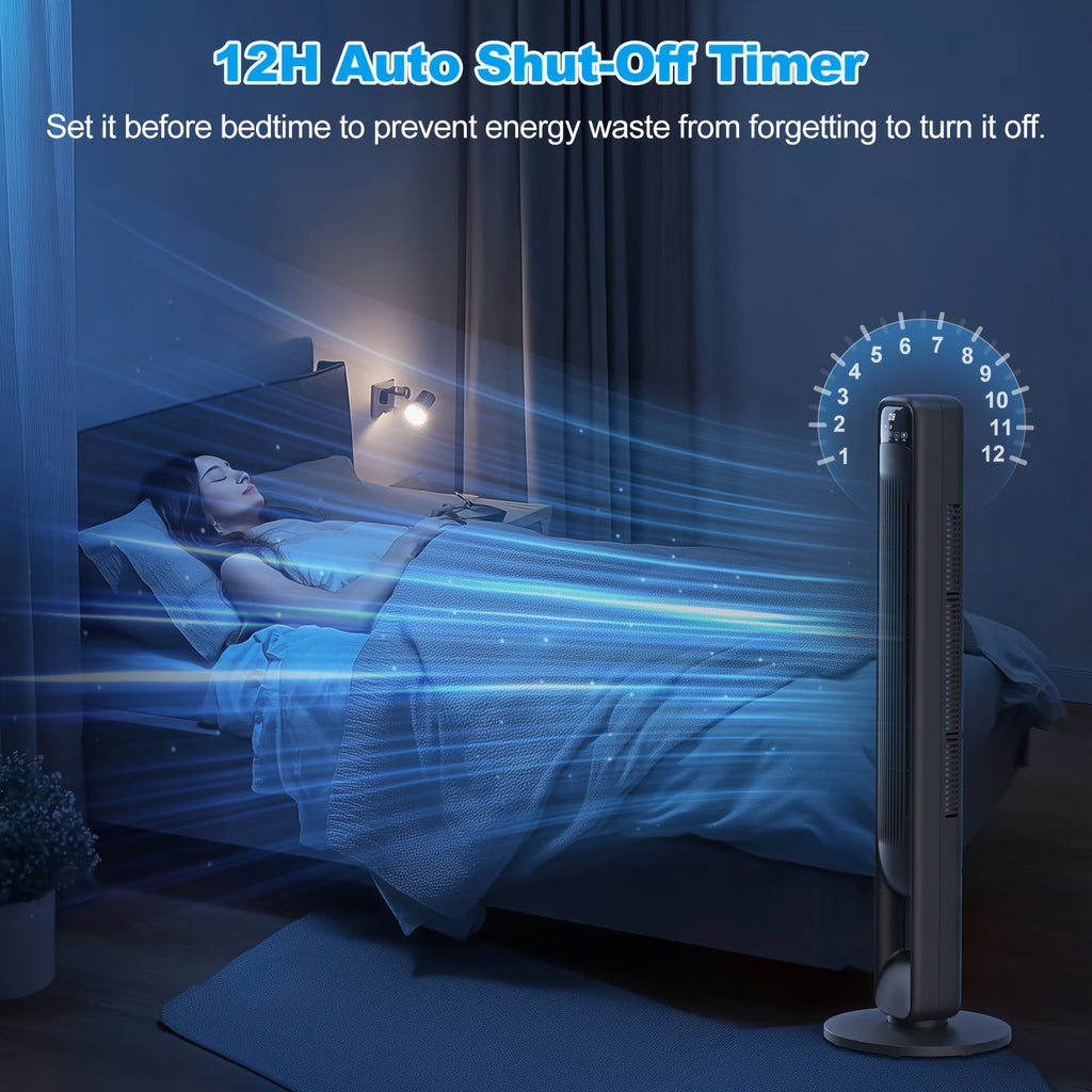 Ventilateur Tour Sans Pale – Silencieux et Réglable