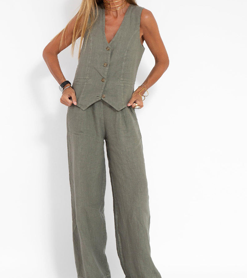 Ella | Ensemble Veste et Pantalon Ample (Presque épuisé)