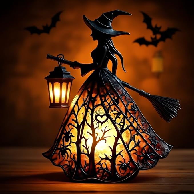 WitchGlow Lanterne | Lampe Halloween Envoûtante