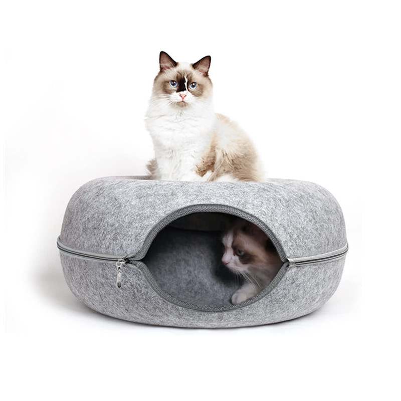 PawDonut Tunnel | Tunnel pour Chats et Maison de Jouets