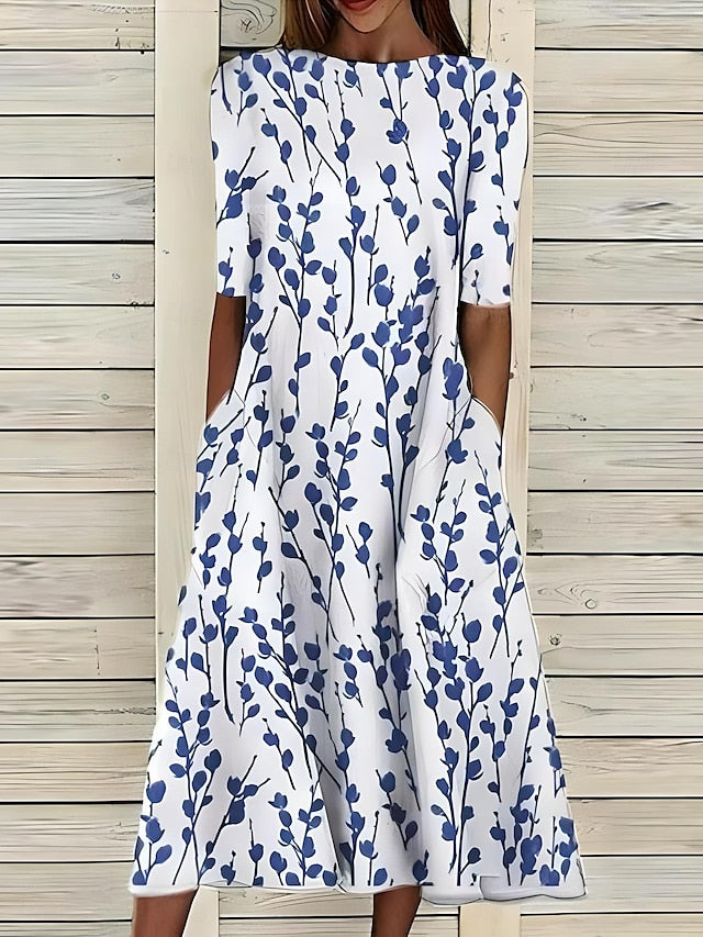 Hannah | robe midi tendance pour l'été