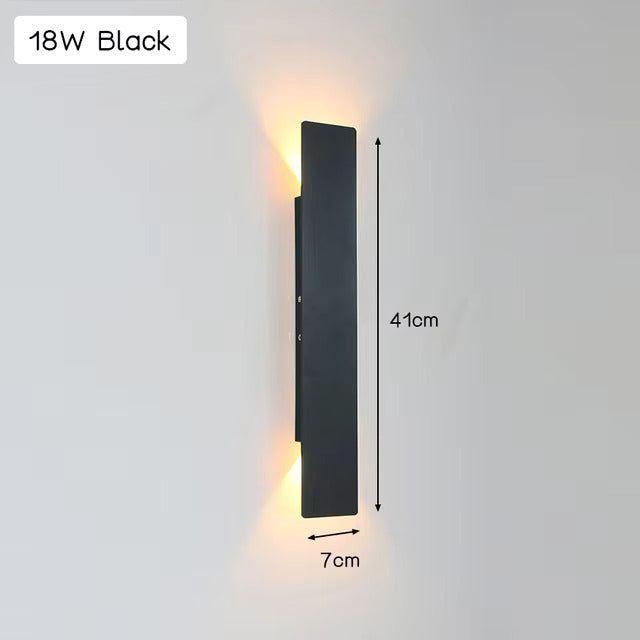 Applique LED LuxeWall - Extérieur - Moderne - Aluminium
