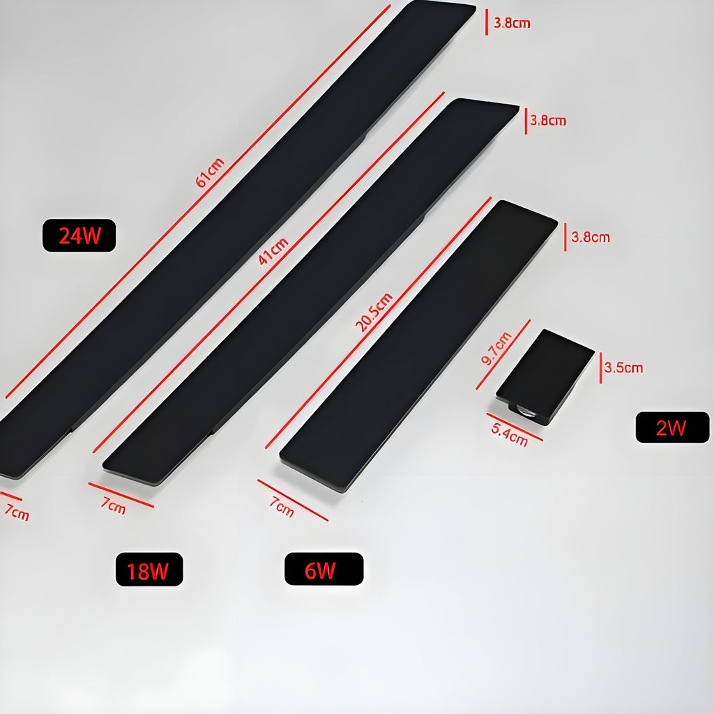 Applique LED LuxeWall - Extérieur - Moderne - Aluminium