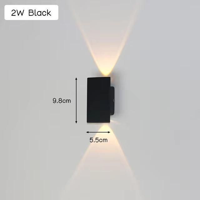 Applique LED LuxeWall - Extérieur - Moderne - Aluminium