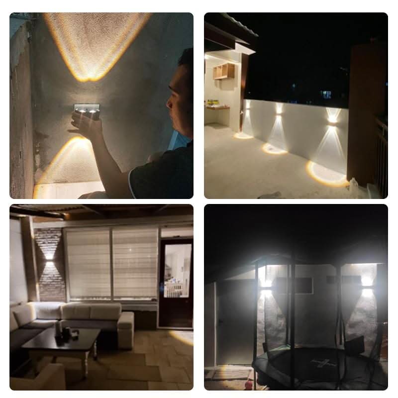 Applique murale LED extérieure étanche – Éclairage extérieur élégant et économe en énergie en aluminium