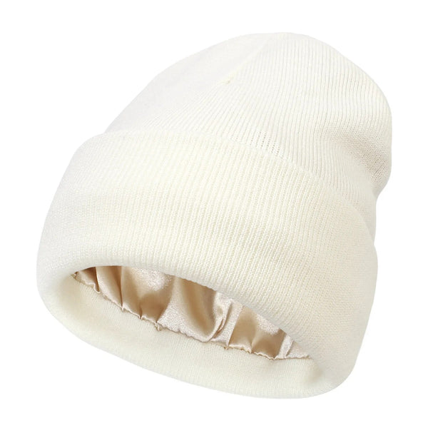 Chapeau d'Hiver Doublé en Soie - Noor