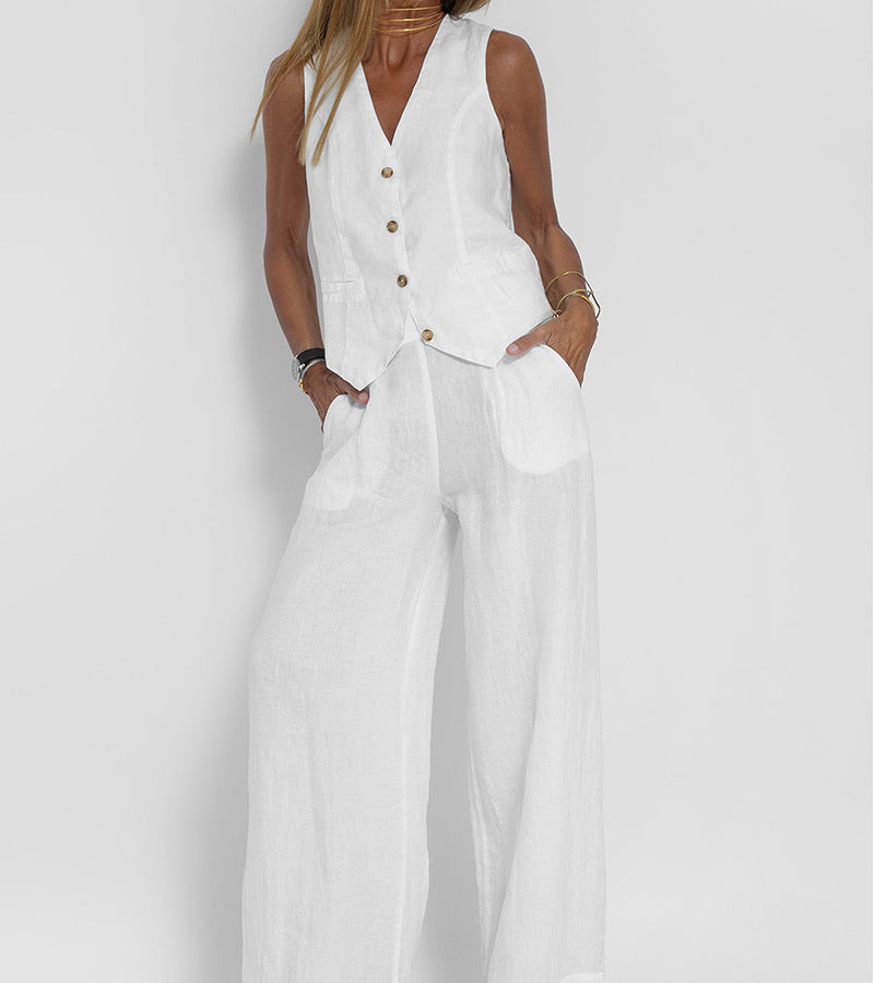 Ella | Ensemble Veste et Pantalon Ample (Presque épuisé)