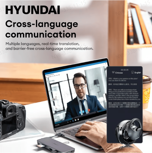 LuxaSound Elite Écouteurs Sans Fil de Traduction | Communication sans effort avec une technologie de traduction Bluetooth avancée