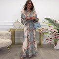 Kylie | Robe élégante avec imprimé floral et boutons