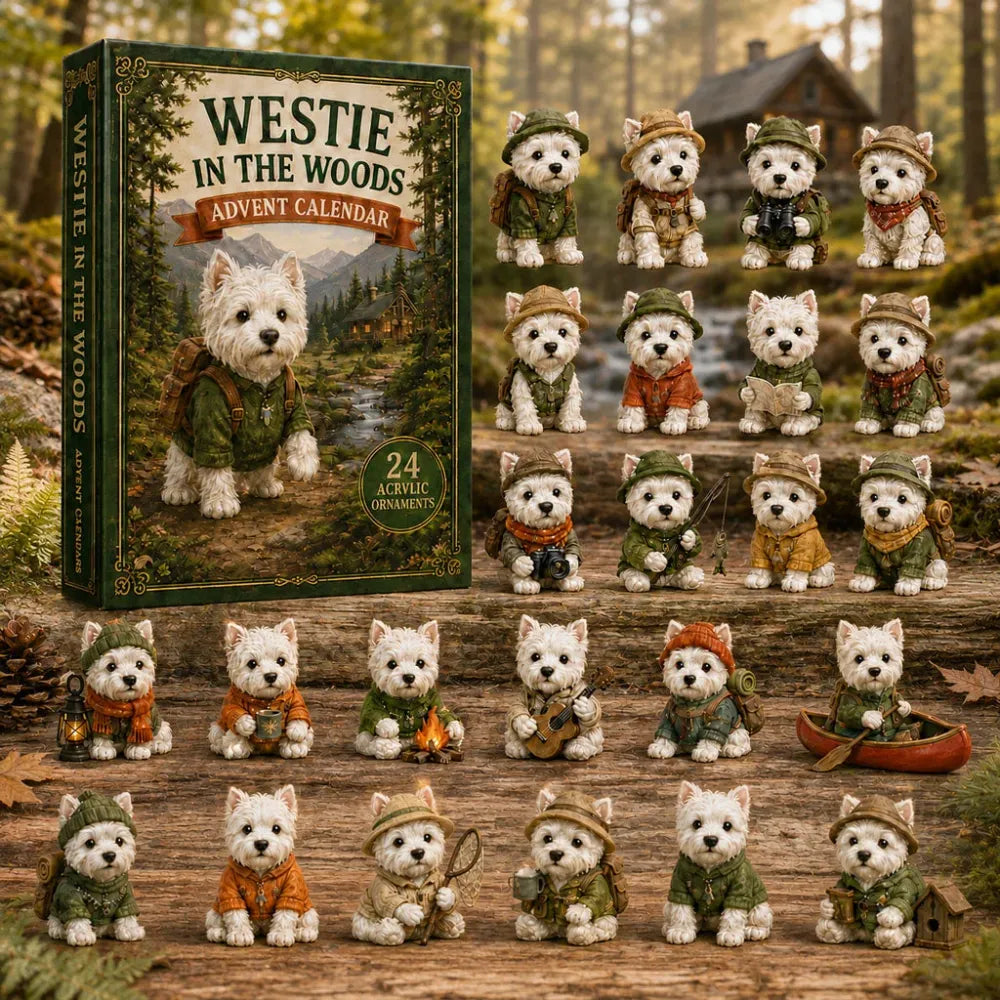 Calendrier de l'Avent Westie 2026 – 24 Jours de Surprises pour les Amoureux des Chiens