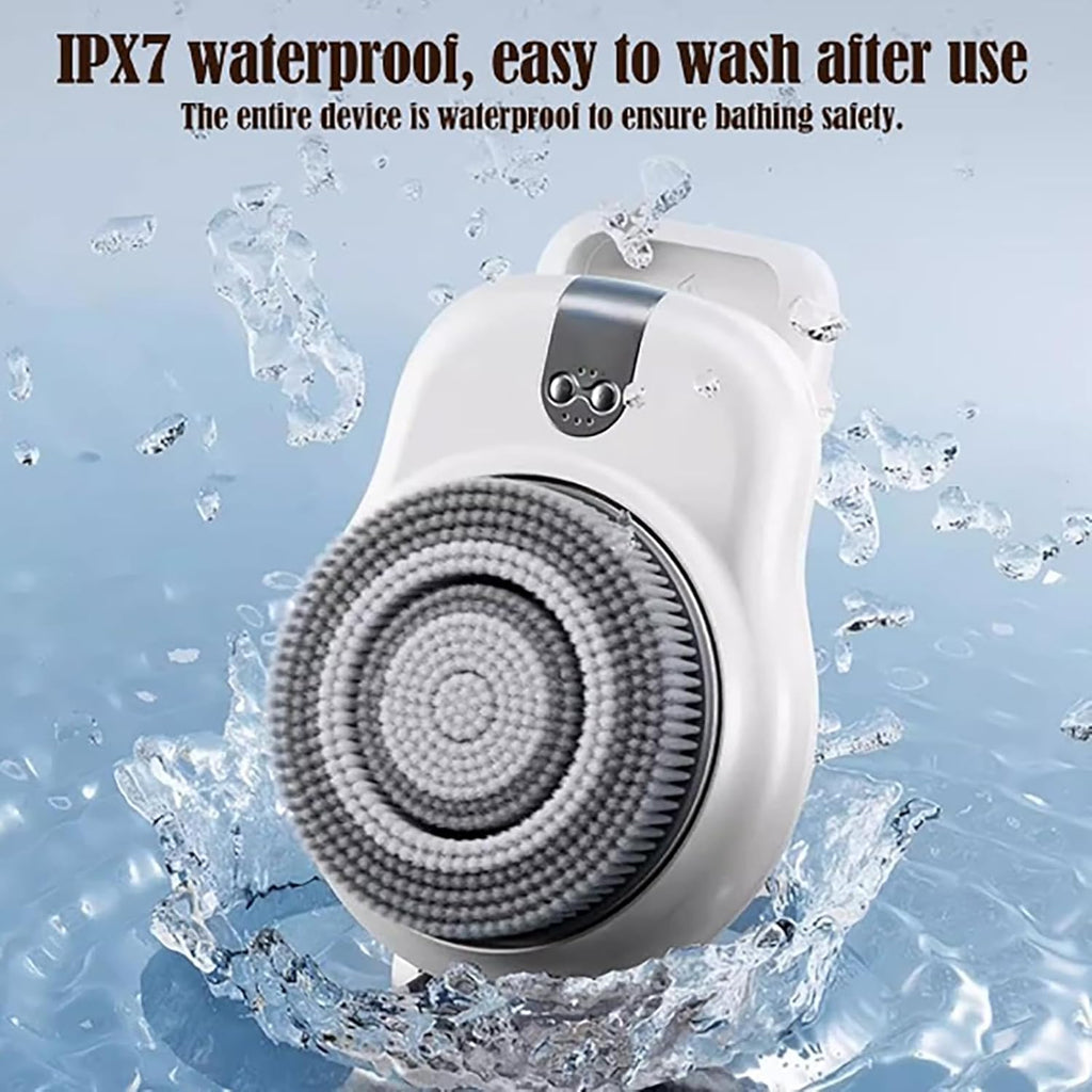 ScrubMaster Douche Éponge | Éponge électrique murale pour un nettoyage en profondeur et un confort