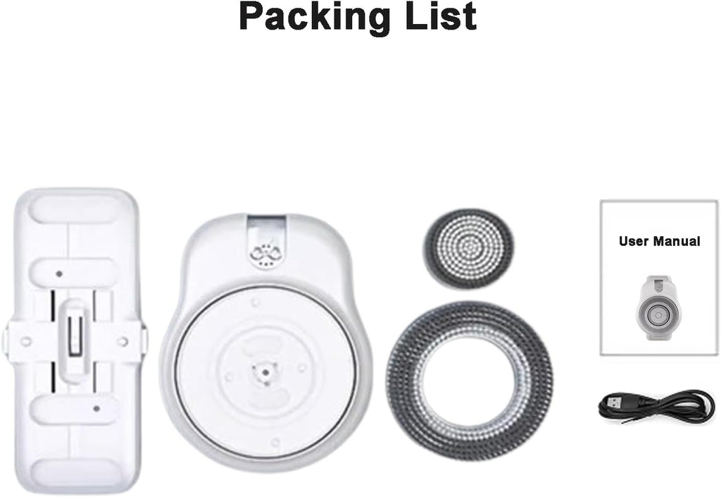 ScrubMaster Douche Éponge | Éponge électrique murale pour un nettoyage en profondeur et un confort
