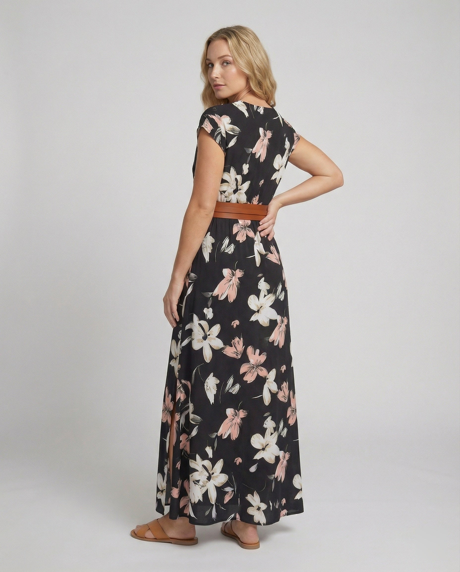 Robe maxi boho à fleurs pour l'été et les vacances | Mode Heidi