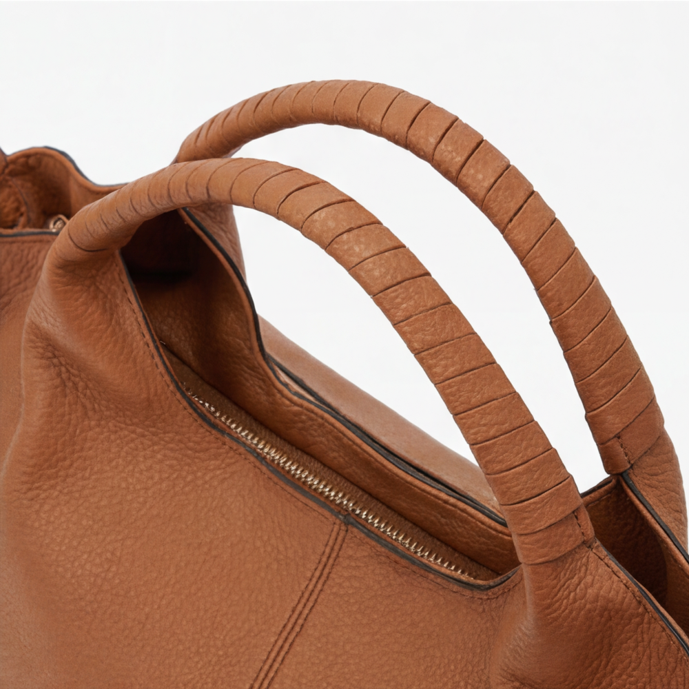 Sac Hobo Quotidien en Cuir Souple Carrina