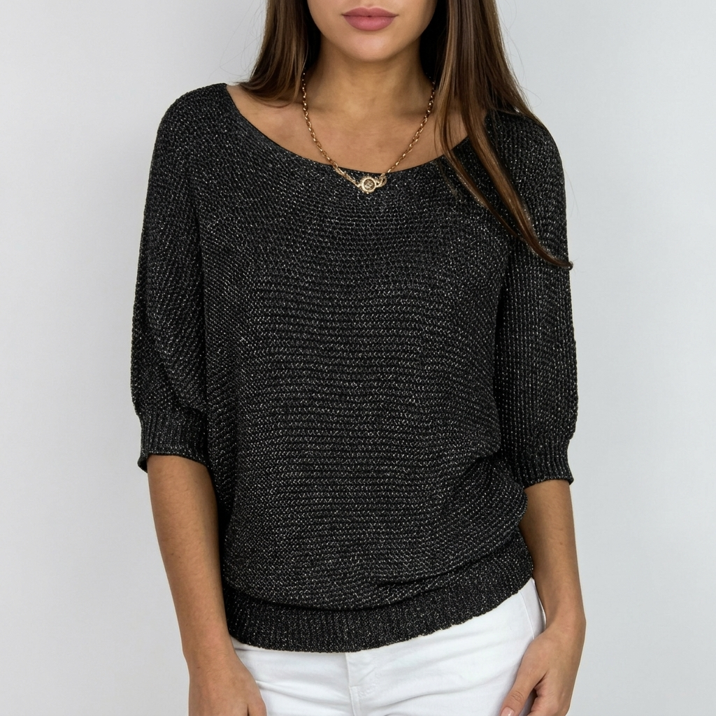 Pull Élégant Femme Haut Maille Léger Décontracté